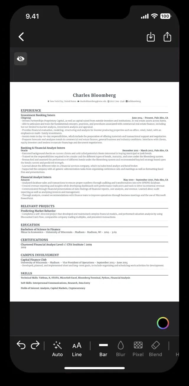 Blackout - dark mode