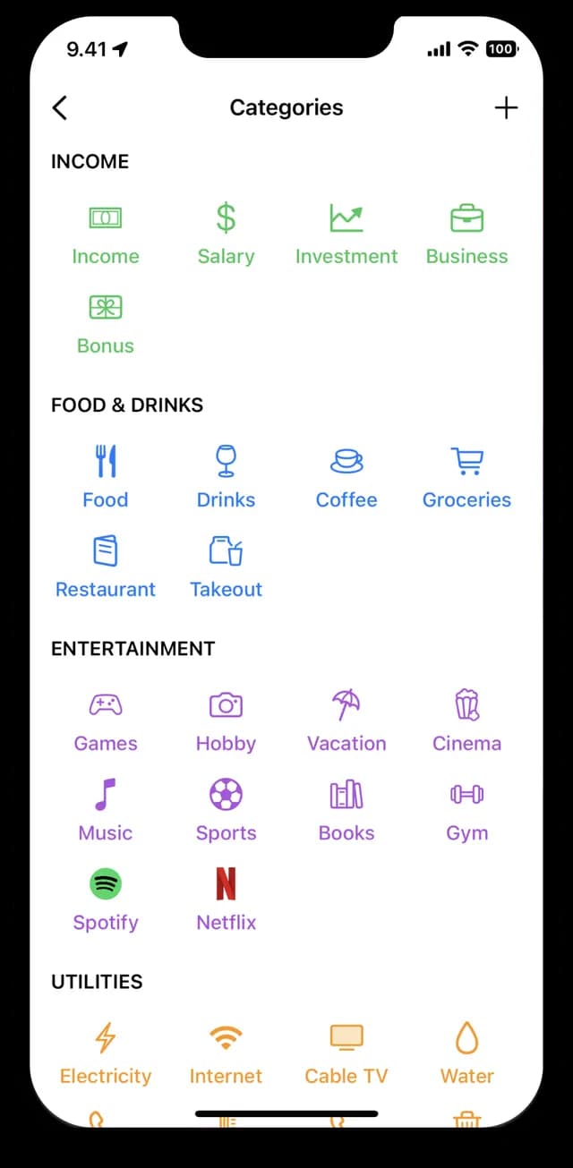 Budgetify - screen 2