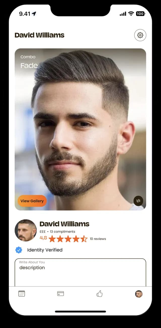 Hi Figaro - barber profile