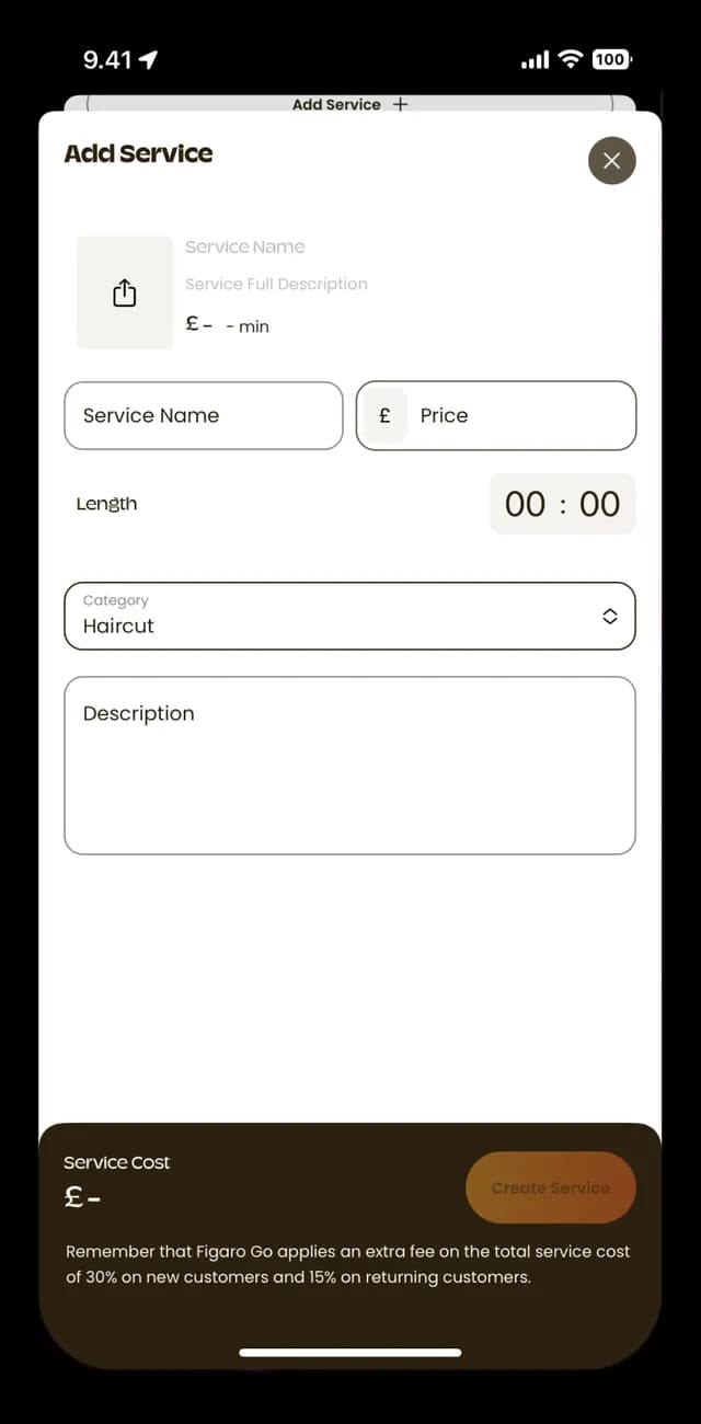 Hi Figaro - add service